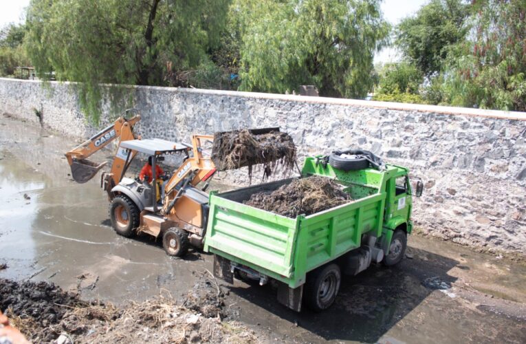 Retiradas 496 toneladas de basura de los drenes previo a la temporada de lluvias