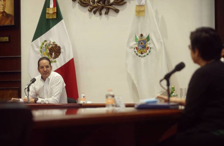 Refrenda Gobernador su apoyo al sector empresarial queretano ante la nueva realidad