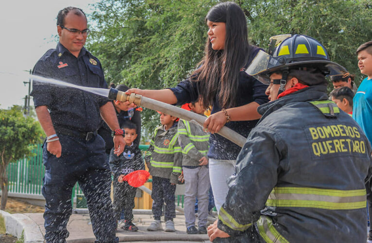 Promueven el cuidado de la niñez Secretaría de Cultura y Bomberos