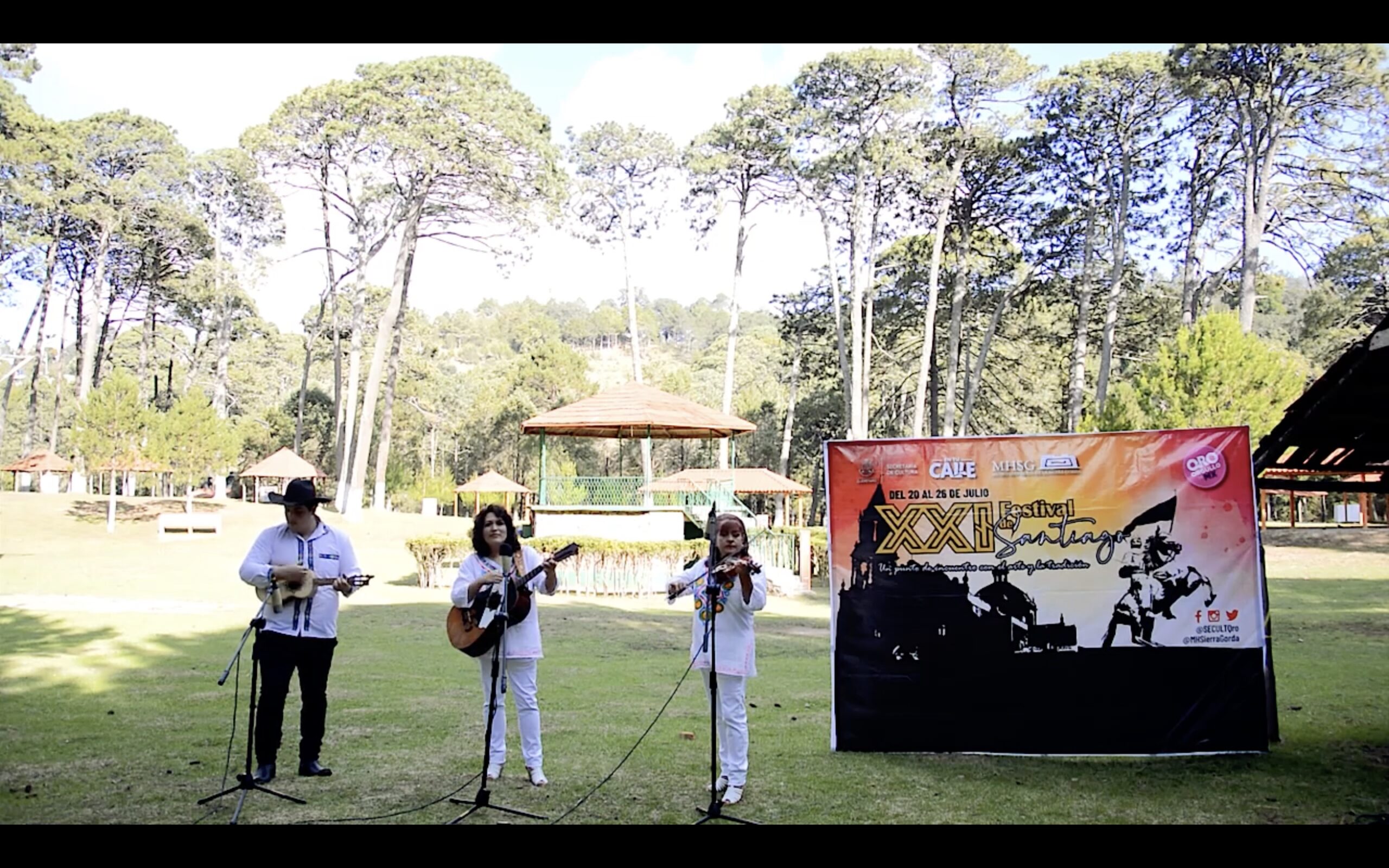 Continúa el Festival de Santiago, con talento serrano en línea