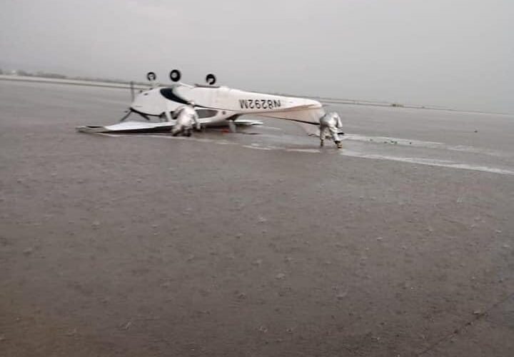 Lluvia y granizo suspendieron operaciones y vuelos del Aeropuerto Internacional de Querétaro