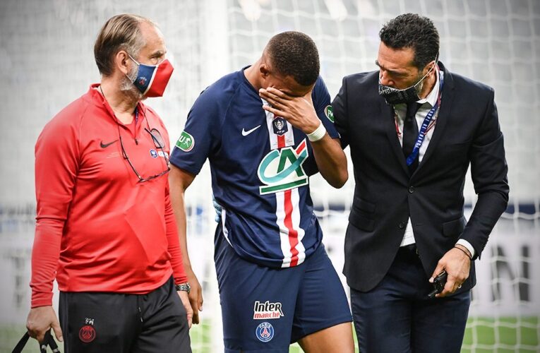 Se descarta rotura de ligamentos en Mbappé