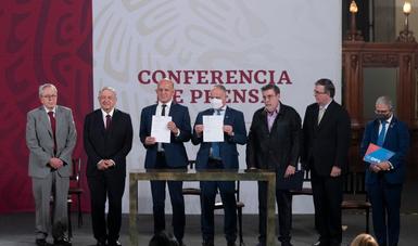 México firma convenio con la UNOPS para transparentar adquisiciones de medicamentos