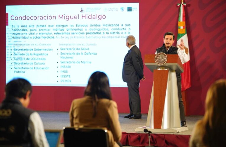 Presentan convocatoria para otorgar condecoración Miguel Hidalgo a personal de salud que atiende COVID19