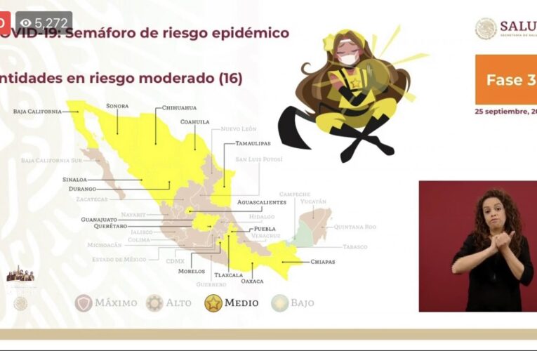 Querétaro avanza a semáforo epidémico amarillo