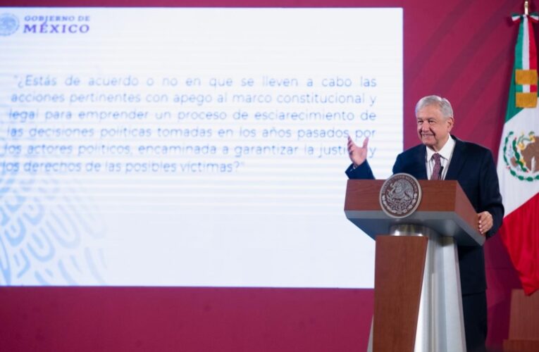 “Nuestro pueblo es inteligente”, asegura AMLO sobre el juicio a expresidentes