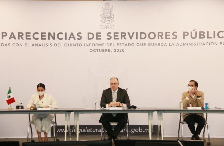 El Secretario de Finanzas de Querétaro destacó en la glosa del 5to informe que el estado no se ha endeudado