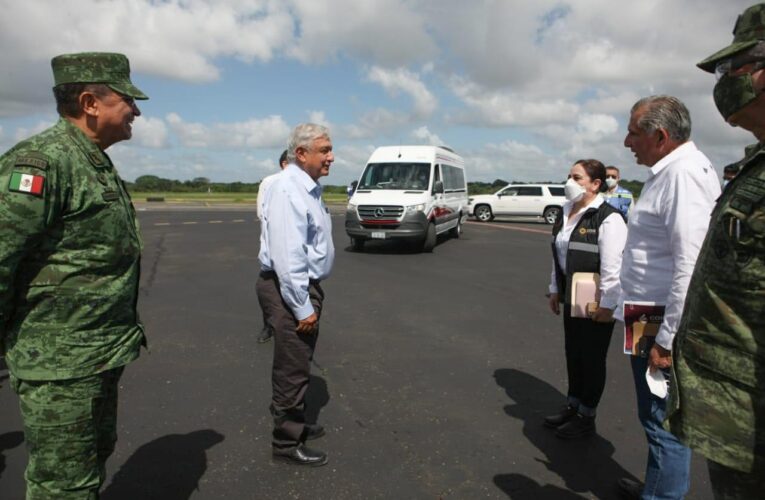 AMLO dice que ya no se pronostican más lluvias en Tabasco, Chiapas y Veracruz