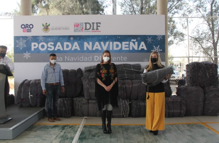 Concluye exitosamente la entrega de cobijas en las Posadas Navideñas, Una Navidad DIFerente