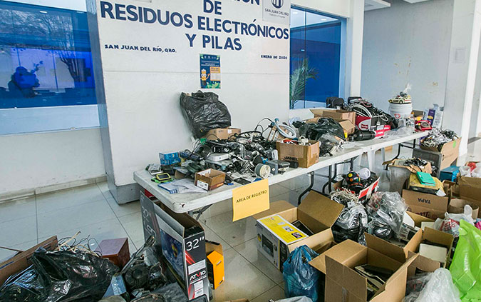 Invita San Juan del Río a jornada de reciclaje de electrónicos