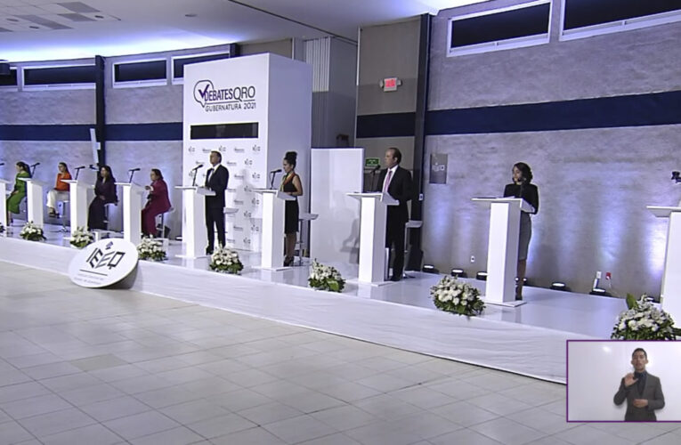 La UAQ llevó a cabo el primer debate entre candidatos a la gubernatura de Querétaro