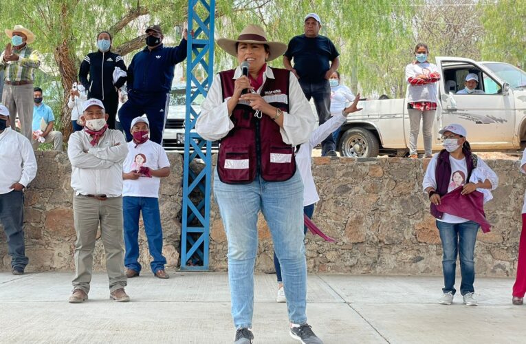 Propone Elvia Montes estrategias conjuntas con municipios de Cadereyta y Tolimán para abastecer agua