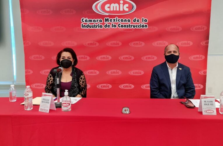 Celia Maya se reunió con líderes de la Cámara Mexicana de la Industria de la Construcción (CMIC)