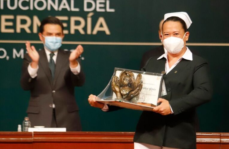 Rinde IMSS homenaje a personal de enfermería por su valor durante la pandemia de COVID19