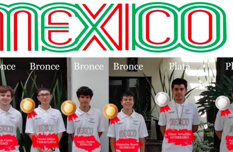 México obtuvo seis medallas en las Olimpiadas de Matemáticas