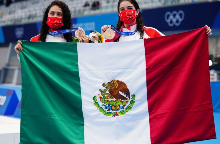 Mexicanas logran el bronce en clavados