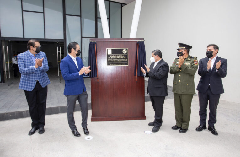 Inaugura Gobernador Ciudad Judicial en San Juan del Río