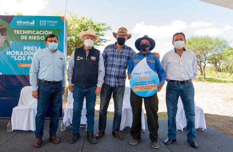 Municipio de El Marqués y SEDEA entregan obra de Tecnificación de Riego en Presa “Los Pirules”