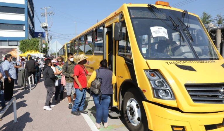 Más de 131 mil traslados ha hecho municipio a centros de vacunación antiCOVID.