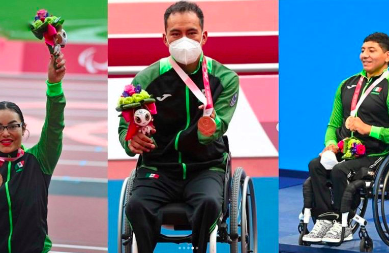 México se colgó seis medallas en un día en Tokio 2020