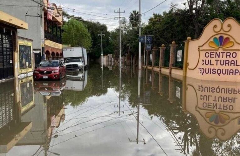 Continúa el recuento de los daños en Tequisquiapan tras inundaciones