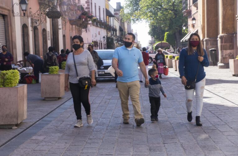 Querétaro con registro de 94,084 altas de COVID-19. Se sumaron 57 casos nuevos.