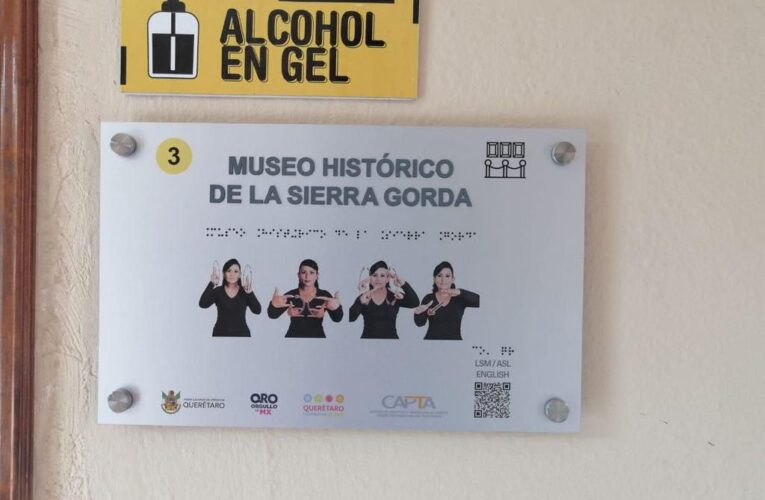 Instala SECTUR señalética Incluyente en pueblos mágicos de Querétaro