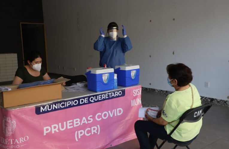 Solicitudes para pruebas Covid se disparan en Querétaro