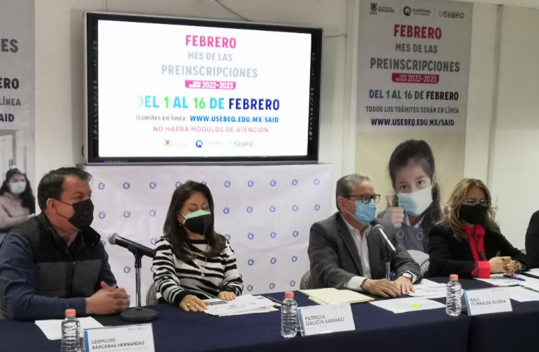 Preinscripción para educación básica será en línea.