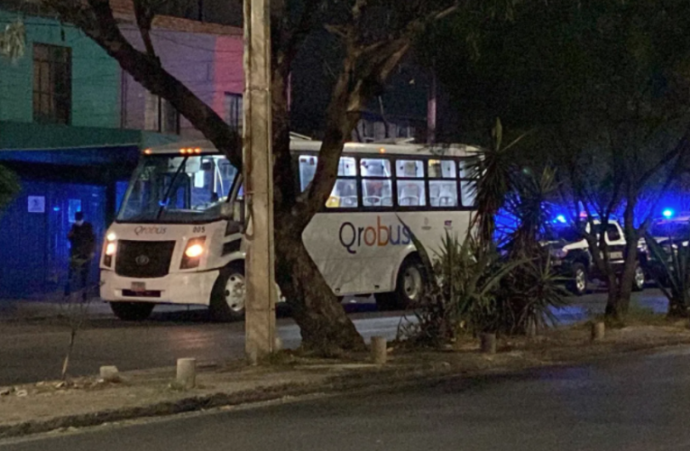 Por inseguridad, Qrobús podría dejar de brindar servicio a las 8:00pm.