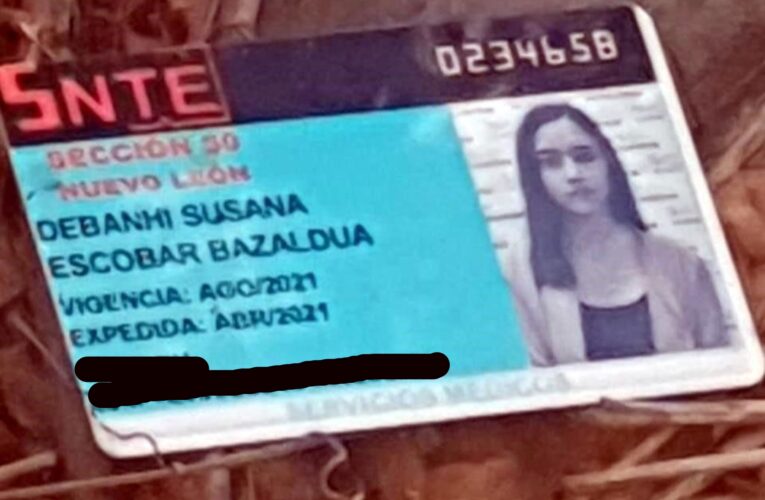 Fue encontrada identificación de Debanhi Escobar en lugar donde ya se habían hecho cateos.