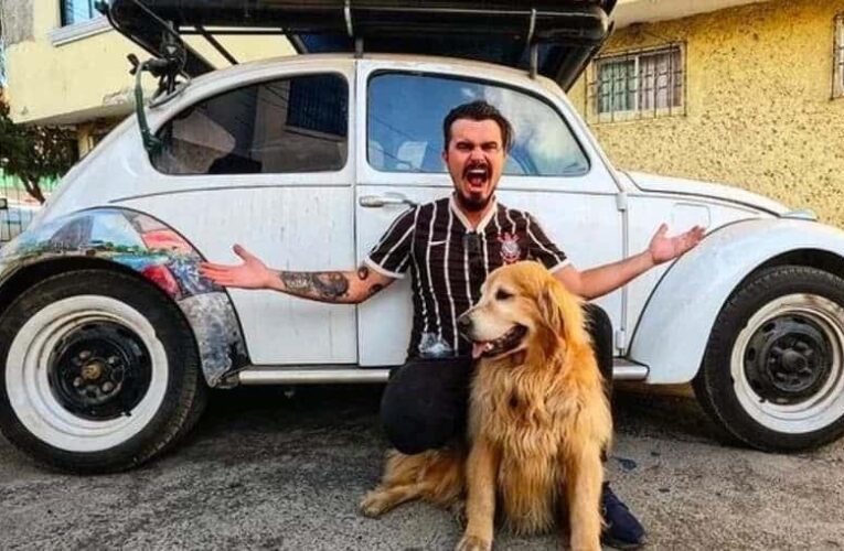 Jesse Koz y su perrito Shurastey murieron en un accidente