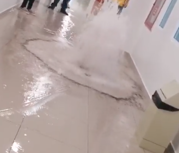 Nuevo Hospital General de Querétaro opera con normalidad luego de inundación