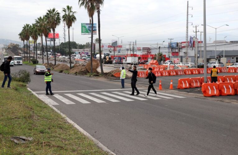 Municipio de Querétaro realiza operativo de apoyo para la movilidad en 5 de Febrero