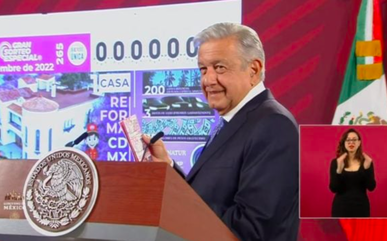 AMLO anuncia nueva rifa