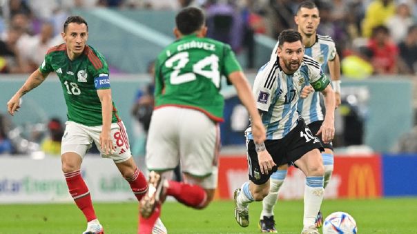 ¡No lo lograron! México cae ante  Argentina con un marcador 2-0