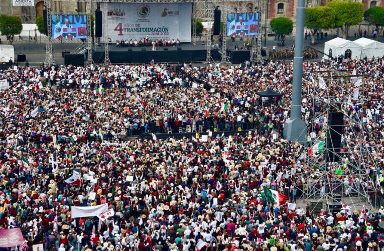 Marcha de AMLO es calificada como “histórica”