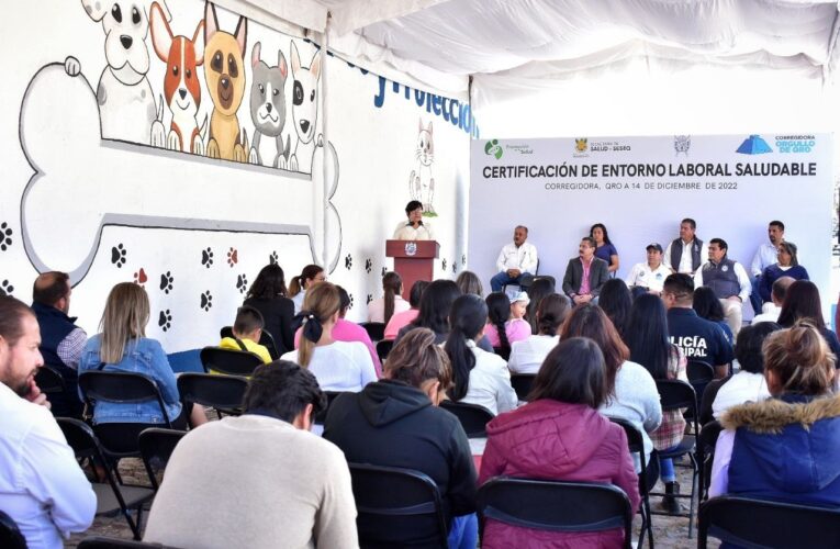 Unidad de Control y Protección Animal de Corregidora reciben Certificado