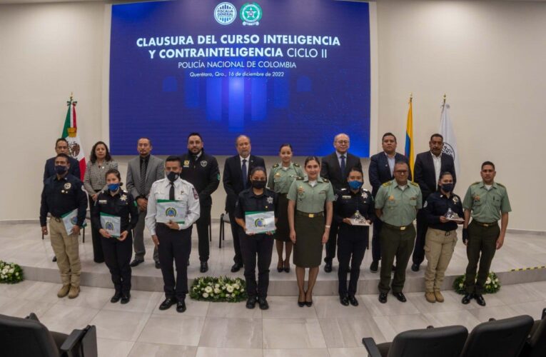 Policía de Investigación de Querétaro fue capacitada internacionalmente