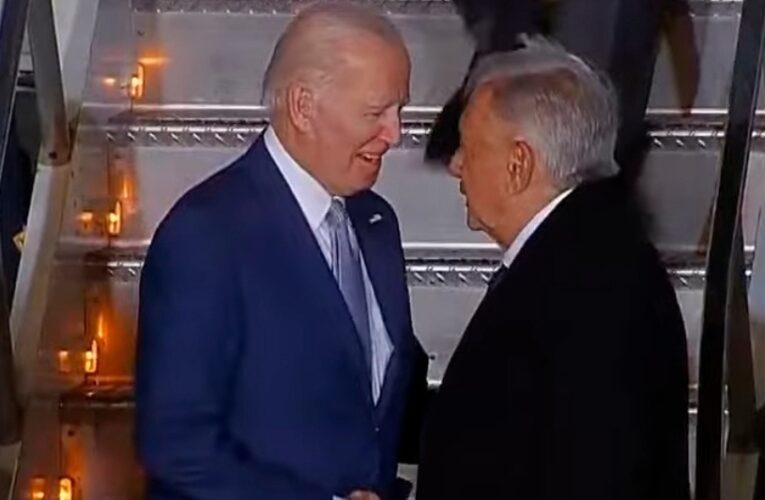 Biden aterriza en México para la Cumbre de Líderes de América del Norte