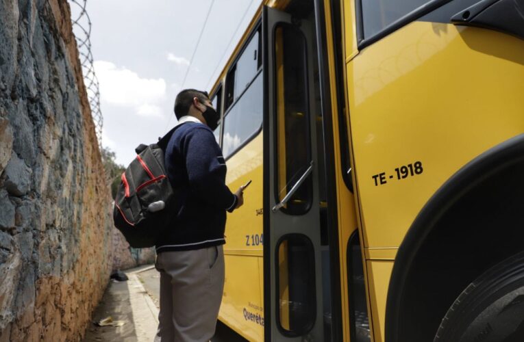 Más de 4 mil estudiantes regresan a clases con el programa Transporte Escolar Gratuito