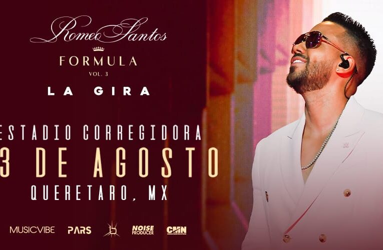 Romeo Santa llega a Querétaro con su tour “Fórmula Vol.3” 