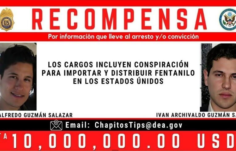 DEA ofrece 10 millones de dólares por ‘Los Chapitos’