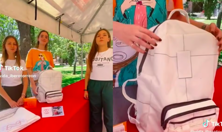 Jóvenes crean mochila para migrantes y los tunden en redes 