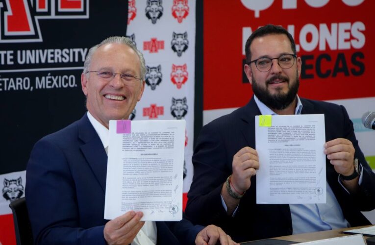 Arkansas State University Campus Querétaro firma convenio con Coparmex Nacional 