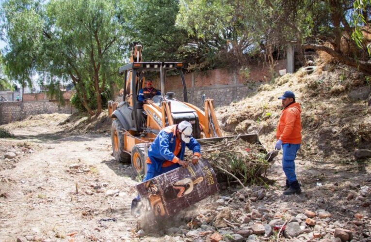 Corregidora con 40% de avance en limpieza de drenes