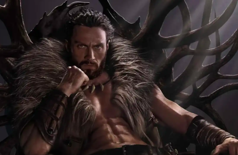 Sony anuncia película de ‘Kraven El Cazador’ con Aaron Taylor como protagonista.