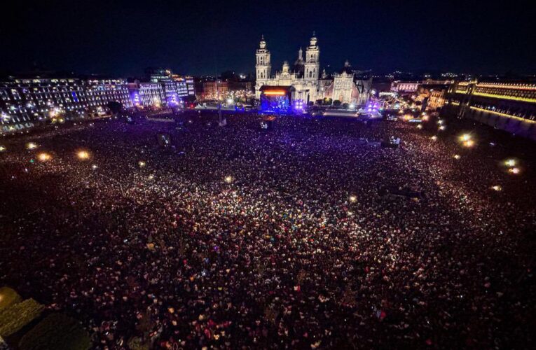 Concierto de los Fabulosos Cadillacs en el Zócalo de la CDMX rompe récord de asistencia