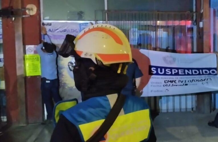 Tres bares suspendidos en Querétaro por incumplir medidas de Protección Civil