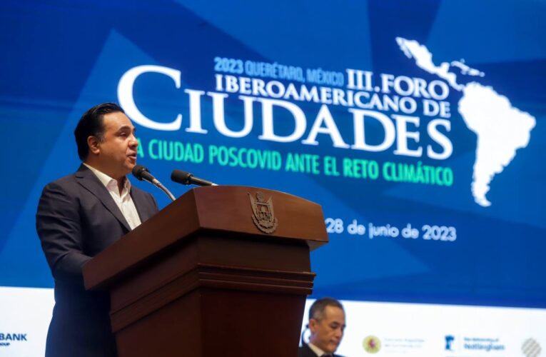 Luis Nava participó en la inauguración del Foro Iberoamericano de Ciudades